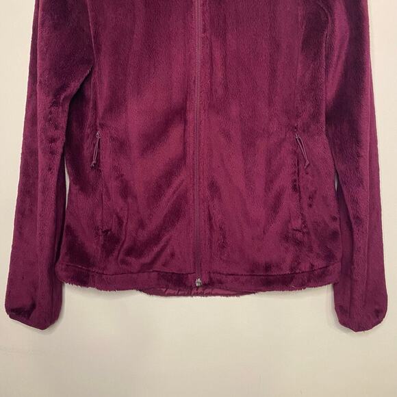 The North Face Women’s Black Osito Full Zip Fleece Jacket Coat Small Hiking - Picture 3 of 14